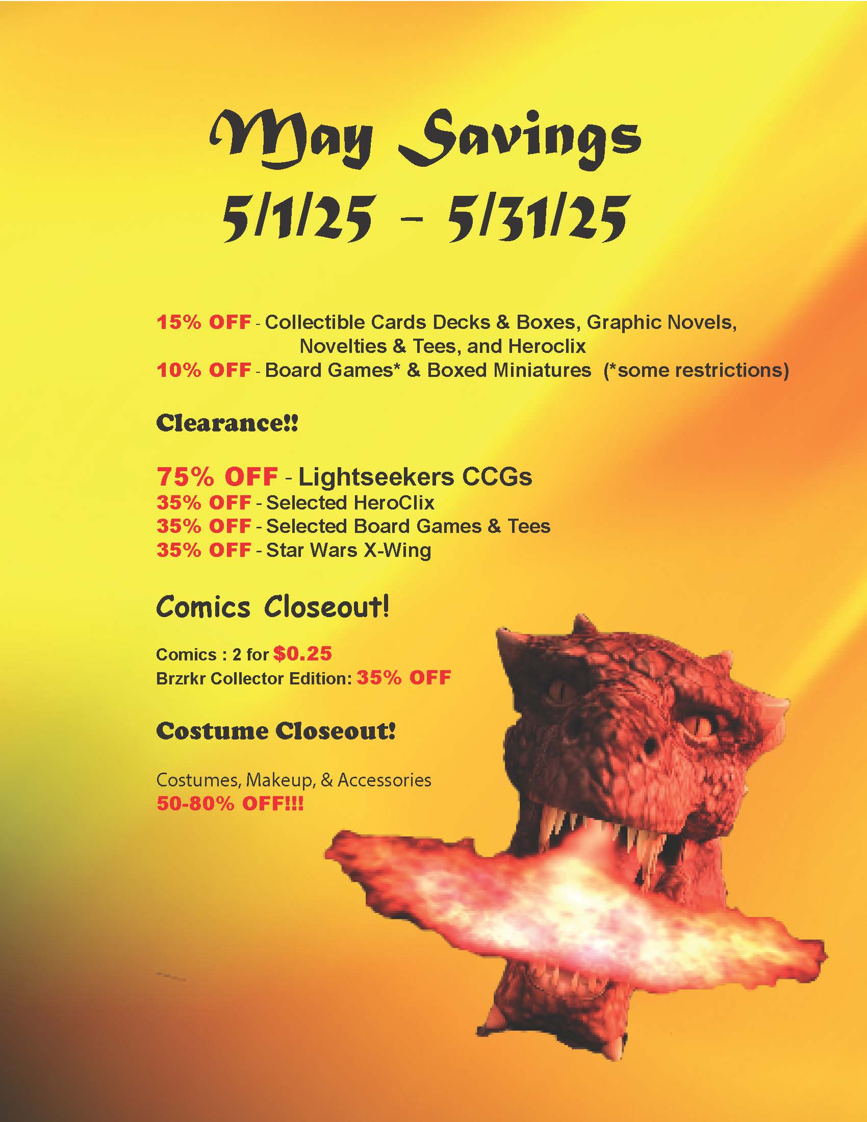 Sales May 25